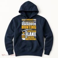 Duck Call Redhead Duck Hunting Hoodie thumb 0
