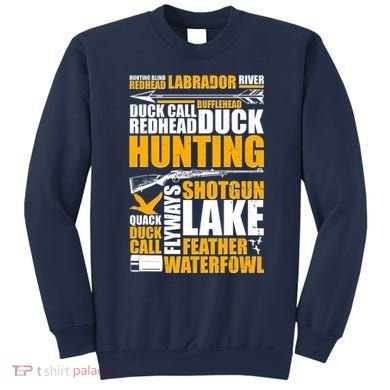 Duck Call Redhead Duck Hunting Sweatshirt