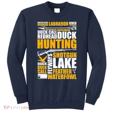Duck Call Redhead Duck Hunting Sweatshirt
