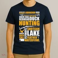 Duck Call Redhead Duck Hunting T-Shirt thumb 3