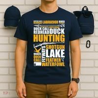 Duck Call Redhead Duck Hunting T-Shirt thumb 6
