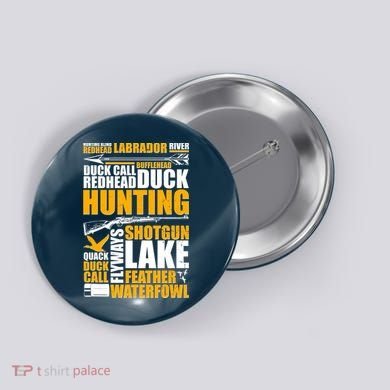 Duck Call Redhead Duck Hunting Button