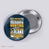 Duck Call Redhead Duck Hunting Button thumb 0
