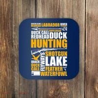 Duck Call Redhead Duck Hunting Coaster thumb 0