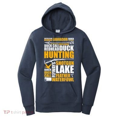 Duck Call Redhead Duck Hunting Women's Hoodie