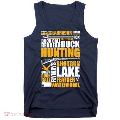 Duck Call Redhead Duck Hunting Tank Top