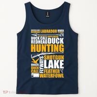 Duck Call Redhead Duck Hunting Tank Top thumb 2
