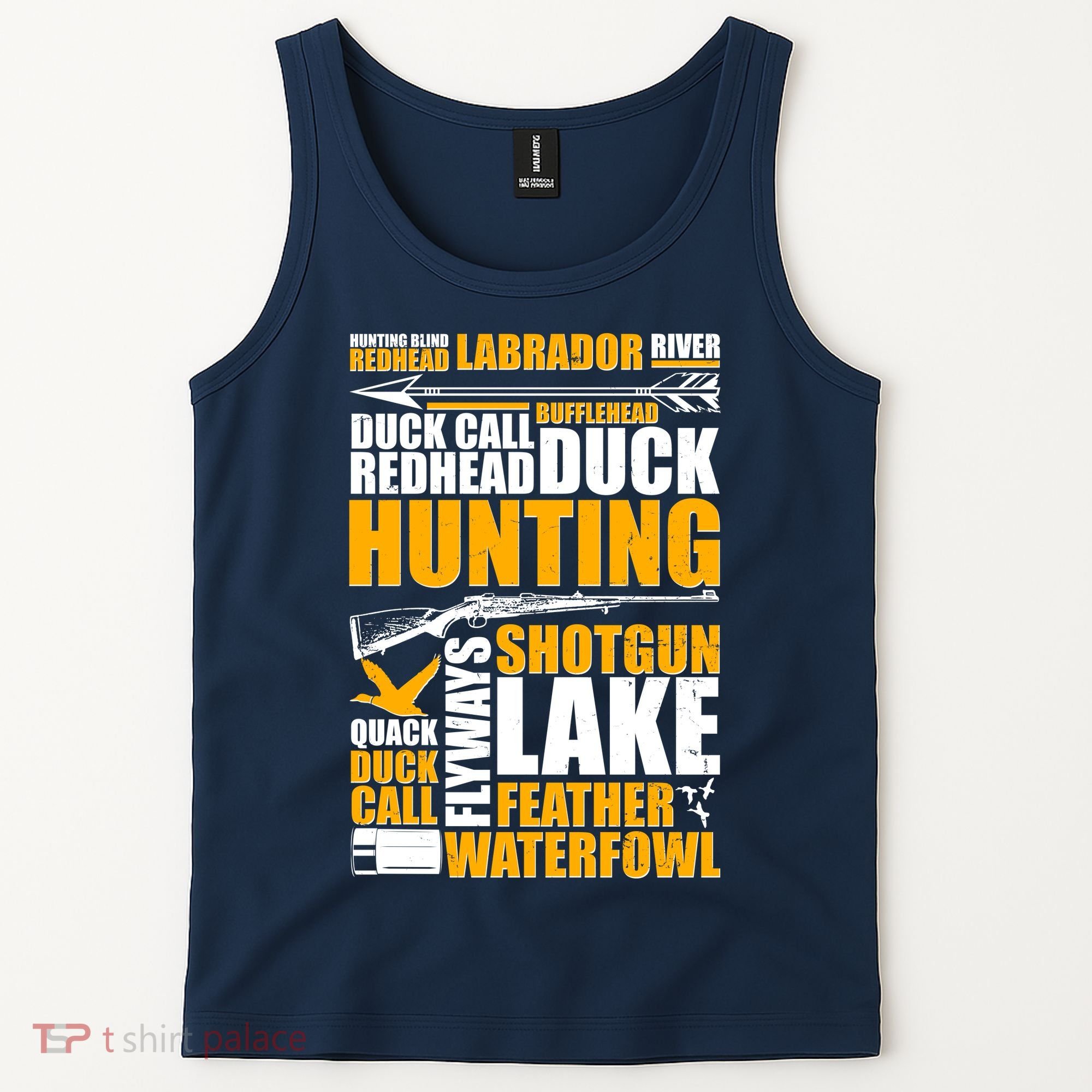 Duck Call Redhead Duck Hunting Tank Top
