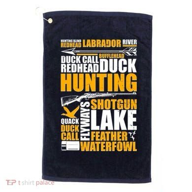 Duck Call Redhead Duck Hunting Golf Towel