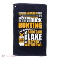 Duck Call Redhead Duck Hunting Golf Towel thumb 0