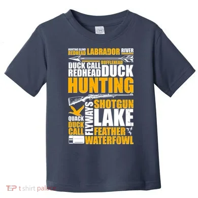Duck Call Redhead Duck Hunting Toddler T-Shirt
