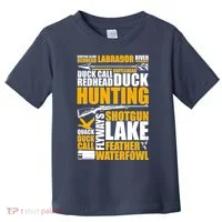 Duck Call Redhead Duck Hunting Toddler T-Shirt thumb 0