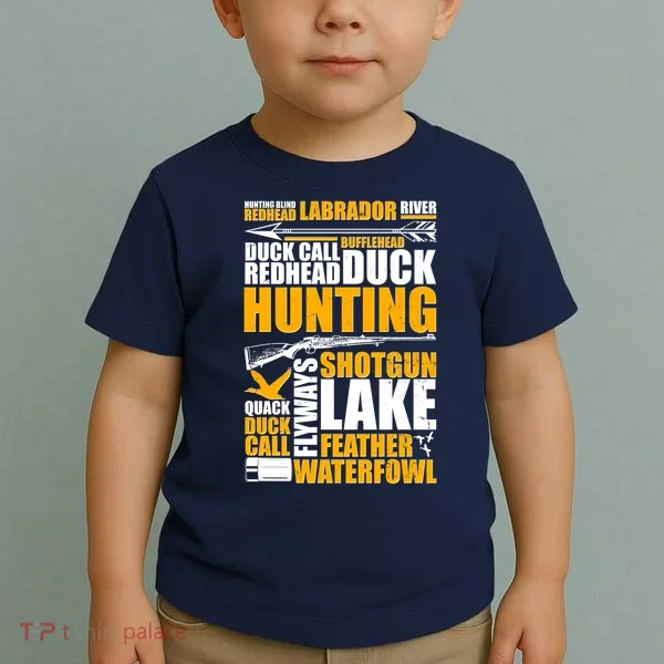 Duck Call Redhead Duck Hunting Toddler T-Shirt