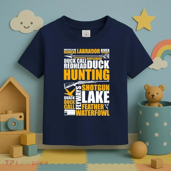 Duck Call Redhead Duck Hunting Toddler T-Shirt