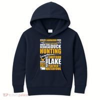 Duck Call Redhead Duck Hunting Kids Hoodie thumb 0