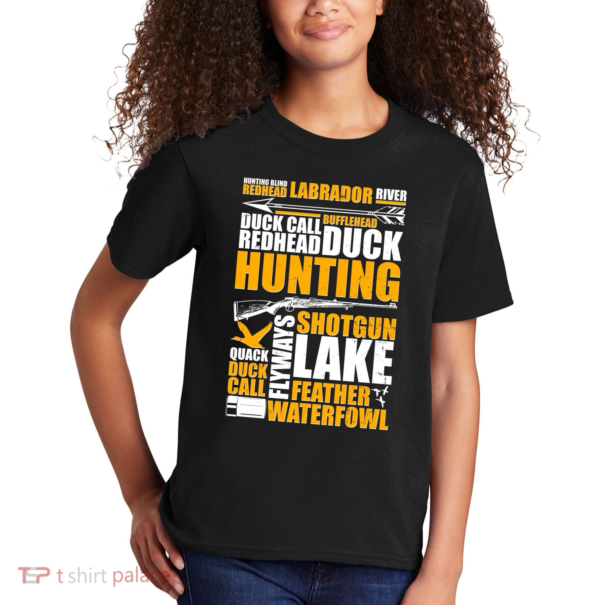Duck Call Redhead Duck Hunting Kids T-Shirt