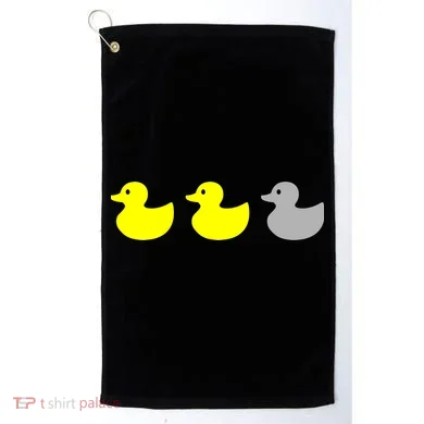 Duck Duck Grey Golf Towel