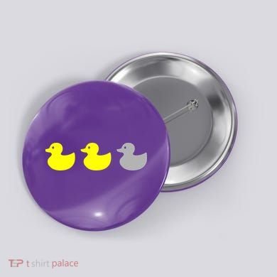 Duck Duck Grey Button