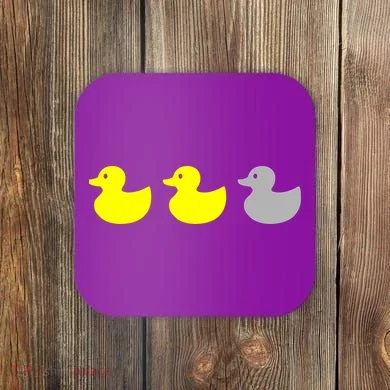 Duck Duck Grey Coaster