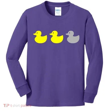 Duck Duck Grey Kids Long Sleeve Shirt