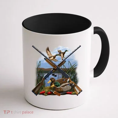 Duck Hunting Layout Coffee Mug back