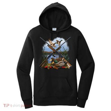 Duck Hunting Layout Women's Hoodie