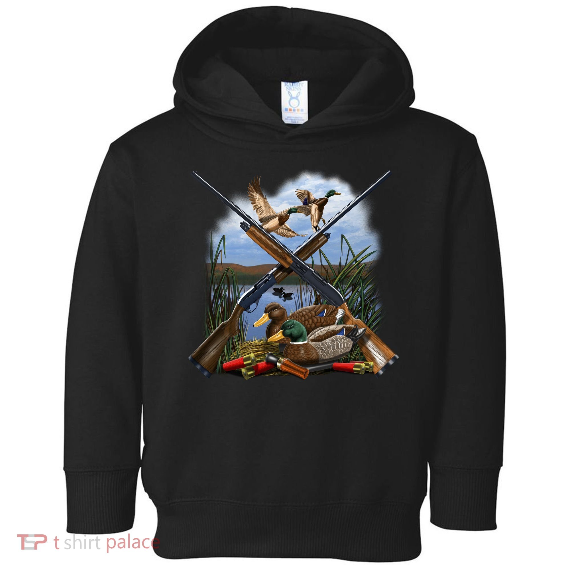 Duck Hunting Layout Toddler Hoodie