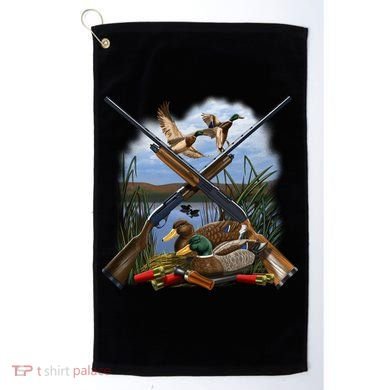 Duck Hunting Layout Golf Towel