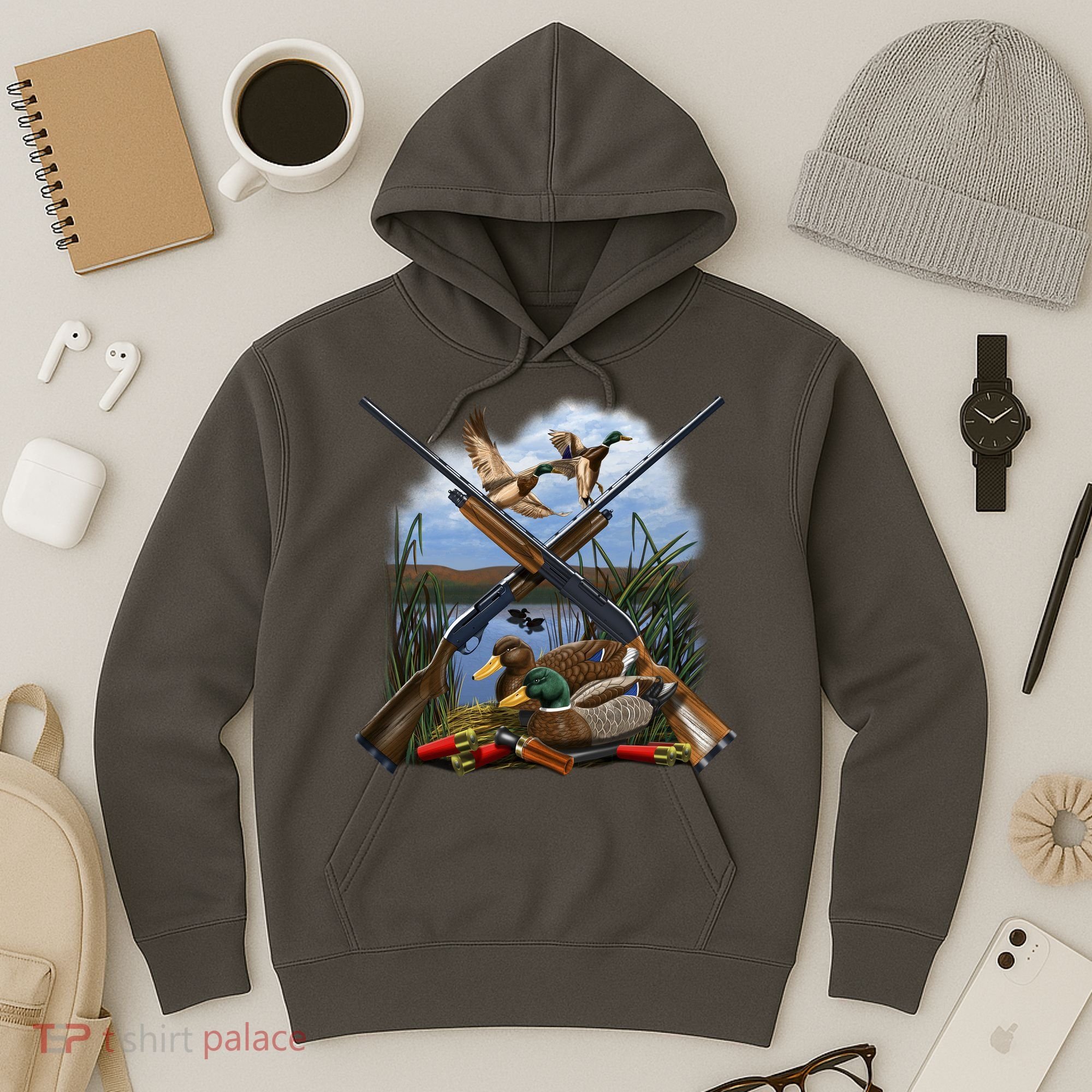 Duck Hunting Layout Hoodie