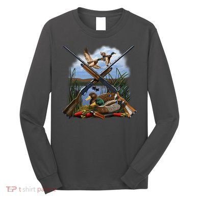 Duck Hunting Layout Long Sleeve Shirt