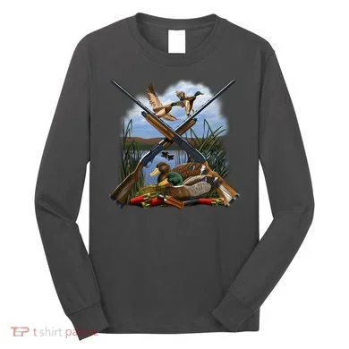 Duck Hunting Layout Long Sleeve Shirt