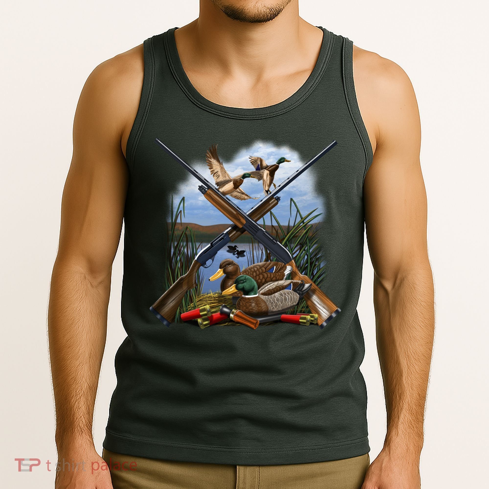 Duck Hunting Layout Tank Top