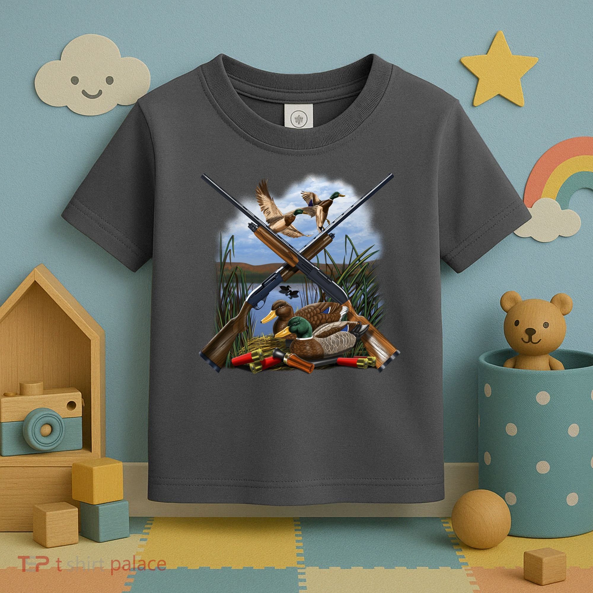 Duck Hunting Layout Toddler T-Shirt