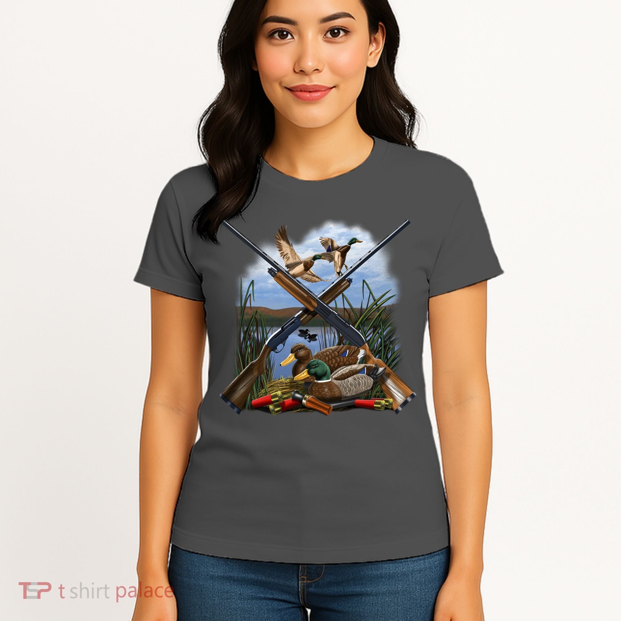 Duck Hunting Layout Women's T-Shirt