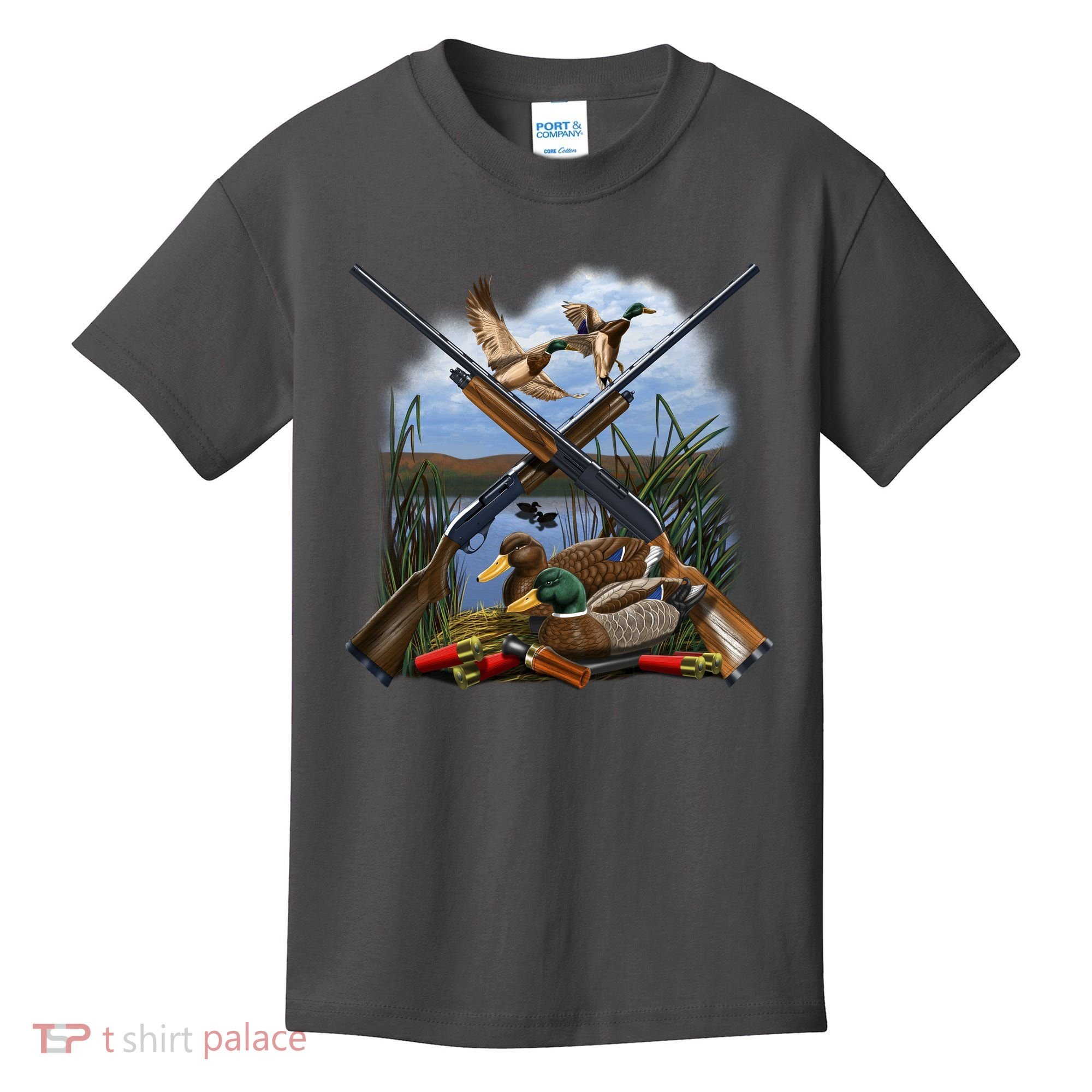 Duck Hunting Layout Kids T-Shirt