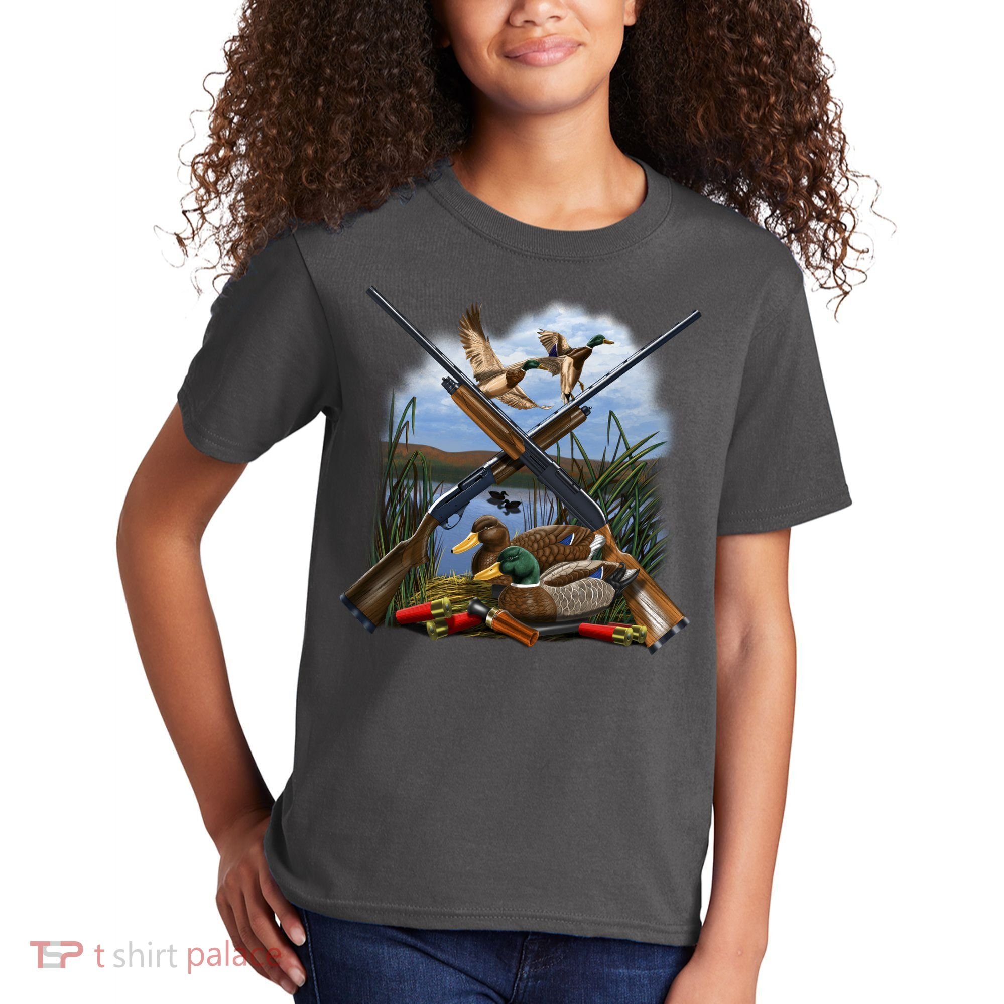 Duck Hunting Layout Kids T-Shirt