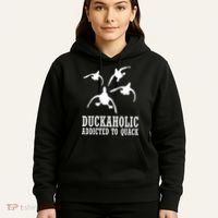 Duckaholic Addicted to Quack Hoodie thumb 5