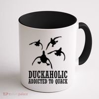 Duckaholic Addicted to Quack Coffee Mug thumb 1