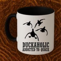 Duckaholic Addicted to Quack Coffee Mug thumb 2