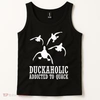 Duckaholic Addicted to Quack Tank Top thumb 2
