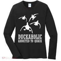 Duckaholic Addicted to Quack Women's Long Sleeve Shirt thumb 0