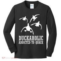 Duckaholic Addicted to Quack Kids Long Sleeve Shirt thumb 0