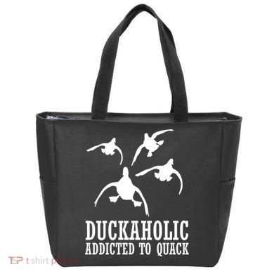 Duckaholic Addicted to Quack Tote Bag