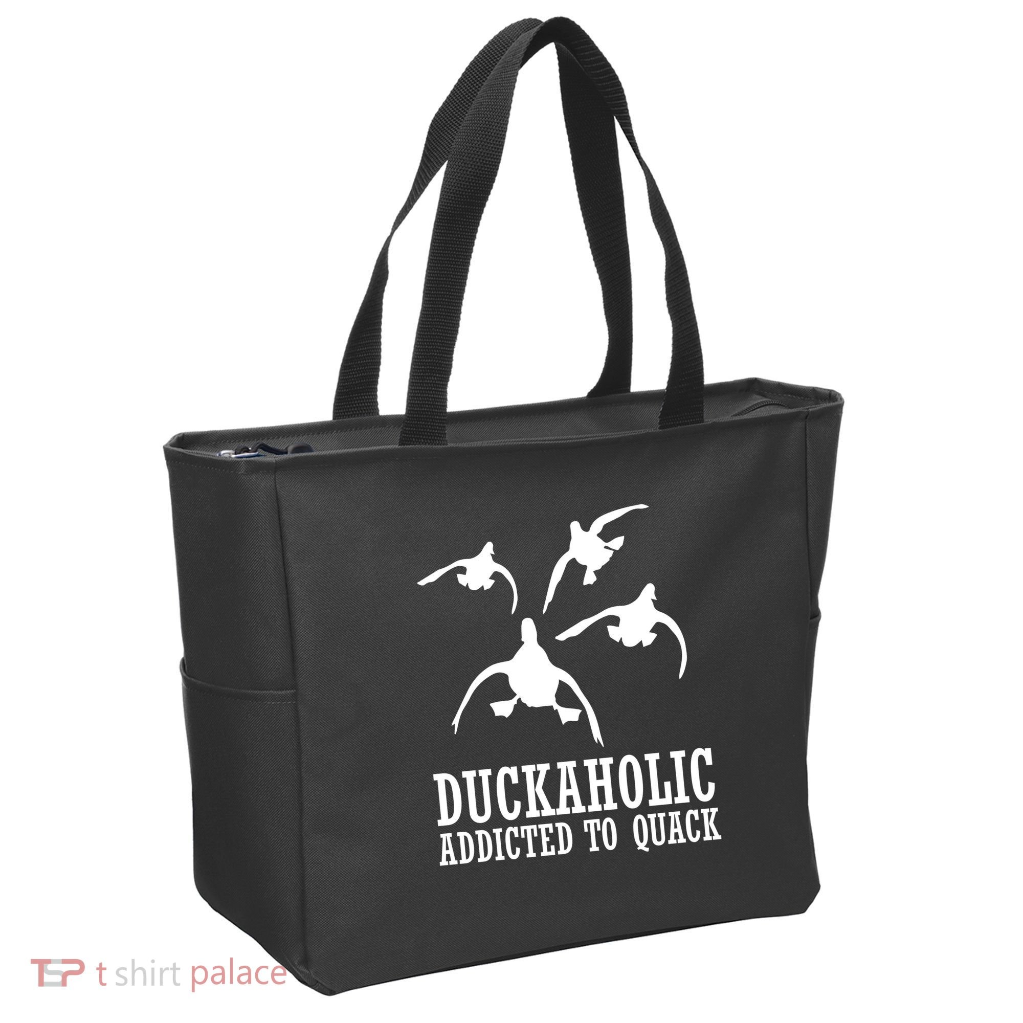 Duckaholic Addicted to Quack Tote Bag