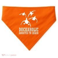 Duckaholic Addicted to Quack USA-Made Doggie Bandana thumb 0