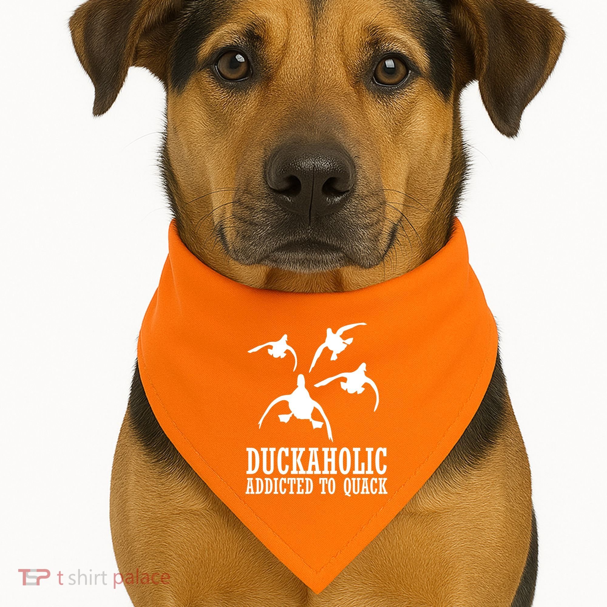 Duckaholic Addicted to Quack USA-Made Doggie Bandana