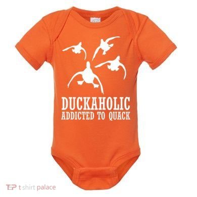 Duckaholic Addicted to Quack Baby Bodysuit