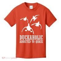 Duckaholic Addicted to Quack Kids T-Shirt thumb 0
