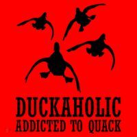 Duckaholic Addicted to Quack Santa Hat thumb 1