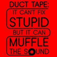 Duct Tape It Can't Fix Stupid But It Can Muffle The Sound Santa Hat thumb 1